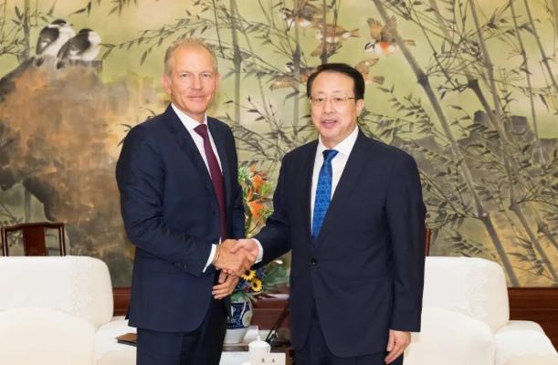 龔正會(huì)見法國液化空氣集團(tuán)CEO傅朗華